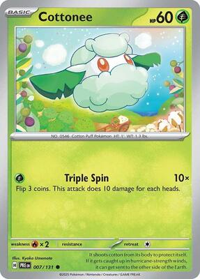 Pokemon SV: Prismatic Evolutions Cottonee - Anime Card Craze