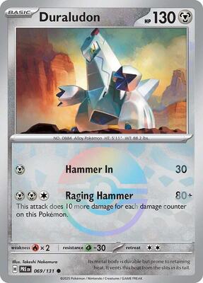 Pokemon SV: Prismatic Evolutions Duraludon (Poke Ball Pattern) - Anime Card Craze