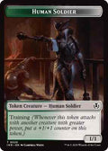 Magic: The Gathering - Innistrad Remastered - Human Soldier (0020) // Emblem - Tamiyo, Field Researcher Double-Sided Token - Token - Foil