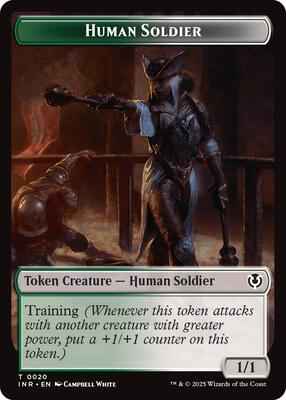 Magic: The Gathering - Innistrad Remastered - Human Soldier (0020) // Emblem - Tamiyo, Field Researcher Double-Sided Token - Token - Foil