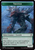 Magic: The Gathering - Innistrad Remastered - Treefolk // Emblem - Wrenn and Seven Double-Sided Token - Token - Foil