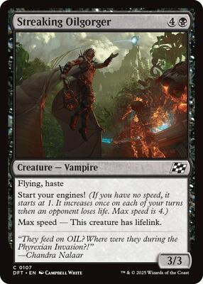 Magic: The Gathering - Aetherdrift - Streaking Oilgorger - Normal - Anime Card Craze