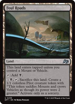 Magic: The Gathering - Aetherdrift - Foul Roads - Normal - Anime Card Craze