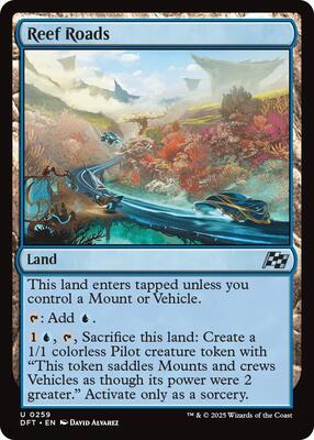 Magic: The Gathering - Aetherdrift - Reef Roads - Normal - Anime Card Craze