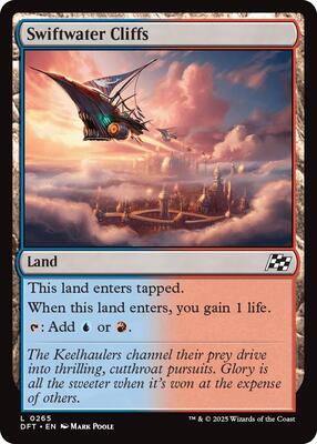 Magic: The Gathering - Aetherdrift - Swiftwater Cliffs - Normal - Anime Card Craze