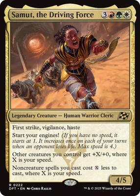 Magic: The Gathering - Aetherdrift - Samut, the Driving Force - Normal - Anime Card Craze