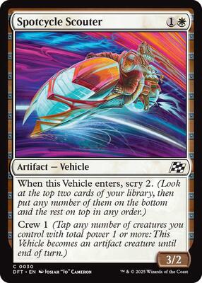 Magic: The Gathering - Aetherdrift - Spotcycle Scouter - Normal - Anime Card Craze