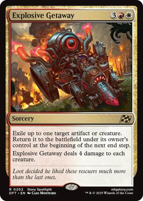 Magic: The Gathering - Aetherdrift - Explosive Getaway - Normal - Anime Card Craze