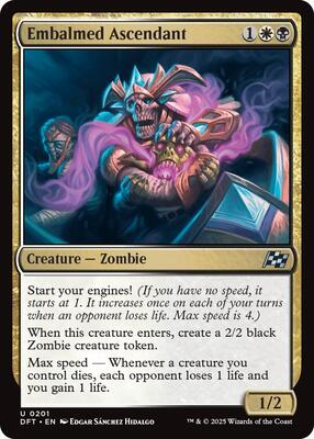 Magic: The Gathering - Aetherdrift - Embalmed Ascendant - Normal - Anime Card Craze
