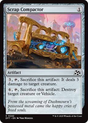 Magic: The Gathering - Aetherdrift - Scrap Compactor - Normal - Anime Card Craze