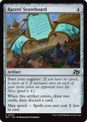 Magic: The Gathering - Aetherdrift - Racers' Scoreboard - Normal - Anime Card Craze