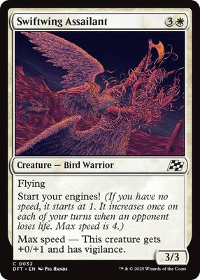 Magic: The Gathering - Aetherdrift - Swiftwing Assailant - Normal - Anime Card Craze