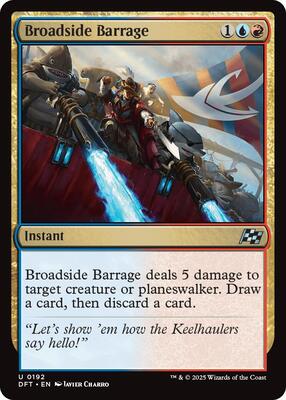 Magic: The Gathering - Aetherdrift - Broadside Barrage - Normal - Anime Card Craze