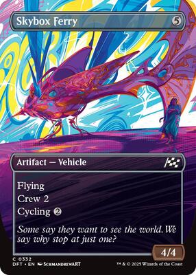 Magic: The Gathering - Aetherdrift - Skybox Ferry (Borderless) - Normal - Anime Card Craze
