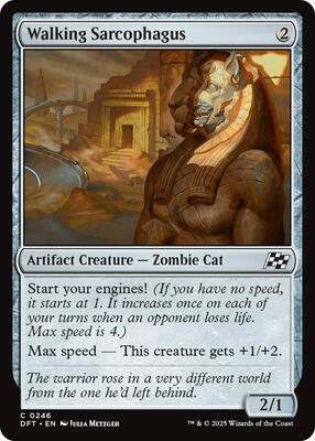 Magic: The Gathering - Aetherdrift - Walking Sarcophagus - Normal - Anime Card Craze