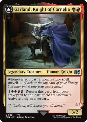 Magic: The Gathering - FINAL FANTASY - Garland, Knight of Cornelia - 221 - Normal