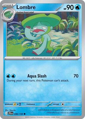 Pokemon - SV09: Journey Together - Lombre - Anime Card Craze