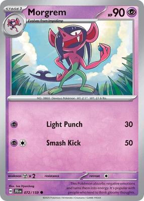 Pokemon SV09: Journey Together Morgrem - Anime Card Craze