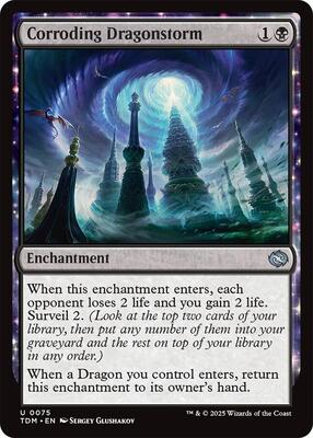 Magic: The Gathering - Tarkir: Dragonstorm - Corroding Dragonstorm - Normal - Anime Card Craze