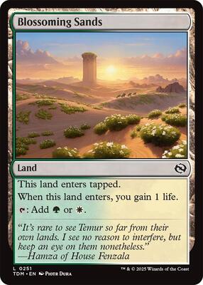 Magic: The Gathering - Tarkir: Dragonstorm - Blossoming Sands - Normal - Anime Card Craze