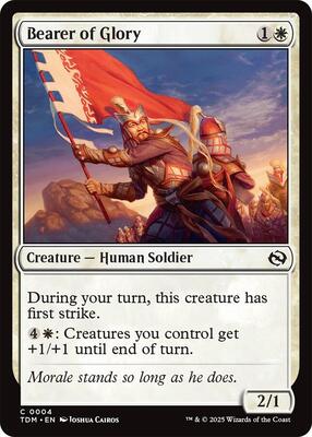 Magic: The Gathering - Tarkir: Dragonstorm - Bearer of Glory - Normal - Anime Card Craze