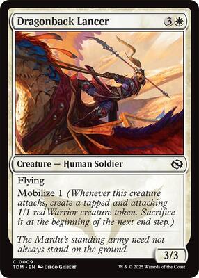 Magic: The Gathering - Tarkir: Dragonstorm - Dragonback Lancer - Normal - Anime Card Craze