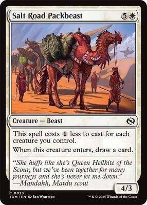 Magic: The Gathering - Tarkir: Dragonstorm - Salt Road Packbeast - Normal - Anime Card Craze