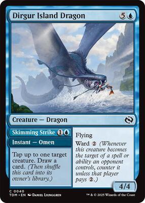 Magic: The Gathering - Tarkir: Dragonstorm - Dirgur Island Dragon - Normal - Anime Card Craze