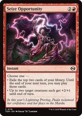 Magic: The Gathering - Tarkir: Dragonstorm - Seize Opportunity - Normal - Anime Card Craze
