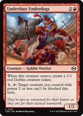 Magic: The Gathering - Tarkir: Dragonstorm - Underfoot Underdogs - Normal - Anime Card Craze