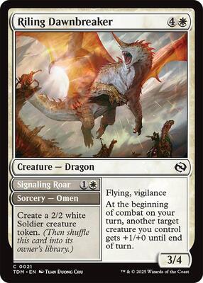 Magic: The Gathering - Tarkir: Dragonstorm - Riling Dawnbreaker - Normal - Anime Card Craze