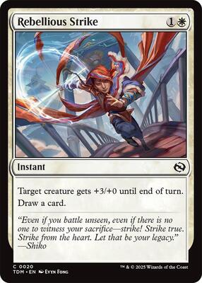 Magic: The Gathering - Tarkir: Dragonstorm - Rebellious Strike - Normal - Anime Card Craze