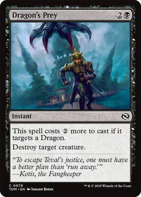 Magic: The Gathering - Tarkir: Dragonstorm - Dragon's Prey - Normal - Anime Card Craze