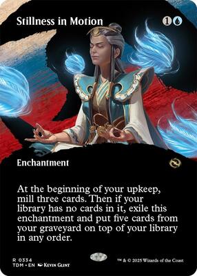 Magic: The Gathering - Tarkir: Dragonstorm - Stillness in Motion (Borderless) - Normal - Anime Card Craze