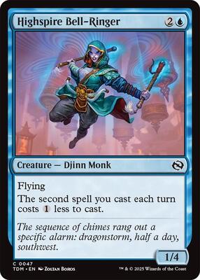 Magic: The Gathering - Tarkir: Dragonstorm - Highspire Bell-Ringer - Normal - Anime Card Craze