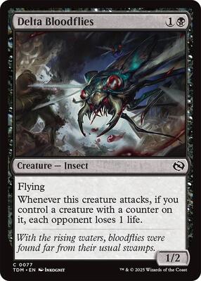 Magic: The Gathering - Tarkir: Dragonstorm - Delta Bloodflies - Normal - Anime Card Craze