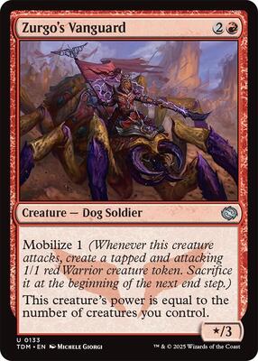 Magic: The Gathering - Tarkir: Dragonstorm - Zurgo's Vanguard - Foil - Anime Card Craze