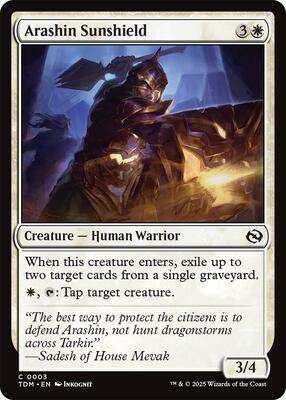 Magic: The Gathering - Tarkir: Dragonstorm - Arashin Sunshield - Normal - Anime Card Craze