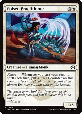 Magic: The Gathering - Tarkir: Dragonstorm - Poised Practitioner - Normal - Anime Card Craze