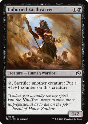 Magic: The Gathering - Tarkir: Dragonstorm - Unburied Earthcarver - Normal - Anime Card Craze