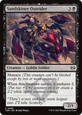 Magic: The Gathering - Tarkir: Dragonstorm - Sandskitter Outrider - Normal - Anime Card Craze