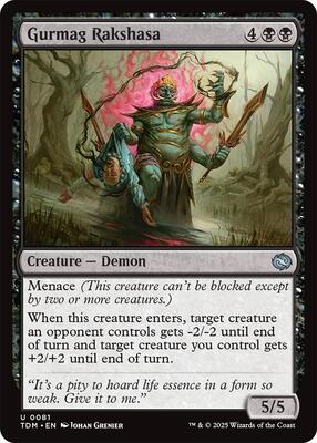 Magic: The Gathering - Tarkir: Dragonstorm - Gurmag Rakshasa - Normal - Anime Card Craze