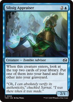 Magic: The Gathering - Tarkir: Dragonstorm - Sibsig Appraiser - Normal - Anime Card Craze