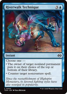Magic: The Gathering - Tarkir: Dragonstorm - Riverwalk Technique - Normal - Anime Card Craze