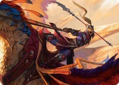 Magic: The Gathering - Art Series: Tarkir: Dragonstorm - Dragonback Lancer Art Card (3/54) - Normal - Anime Card Craze