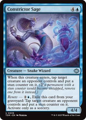 Magic: The Gathering - Tarkir: Dragonstorm - Constrictor Sage - Normal - Anime Card Craze