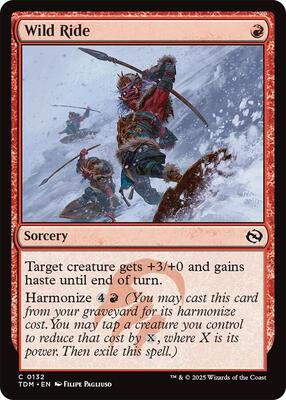 Magic: The Gathering - Tarkir: Dragonstorm - Wild Ride - Normal - Anime Card Craze