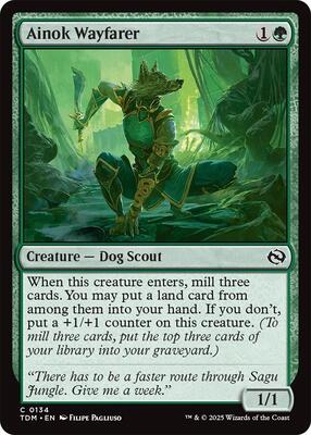 Magic: The Gathering - Tarkir: Dragonstorm - Ainok Wayfarer - Normal - Anime Card Craze