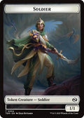Magic: The Gathering - Tarkir: Dragonstorm - Soldier (0004) // Soldier (0005) Double-Sided Token - Normal - Anime Card Craze