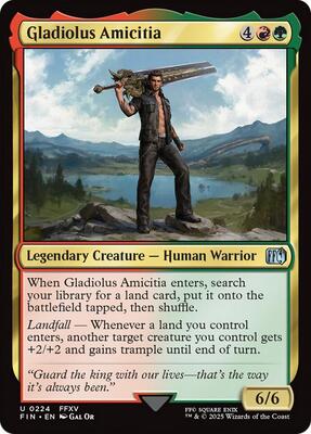 Magic: The Gathering - FINAL FANTASY - Gladiolus Amicitia - 224 - Normal